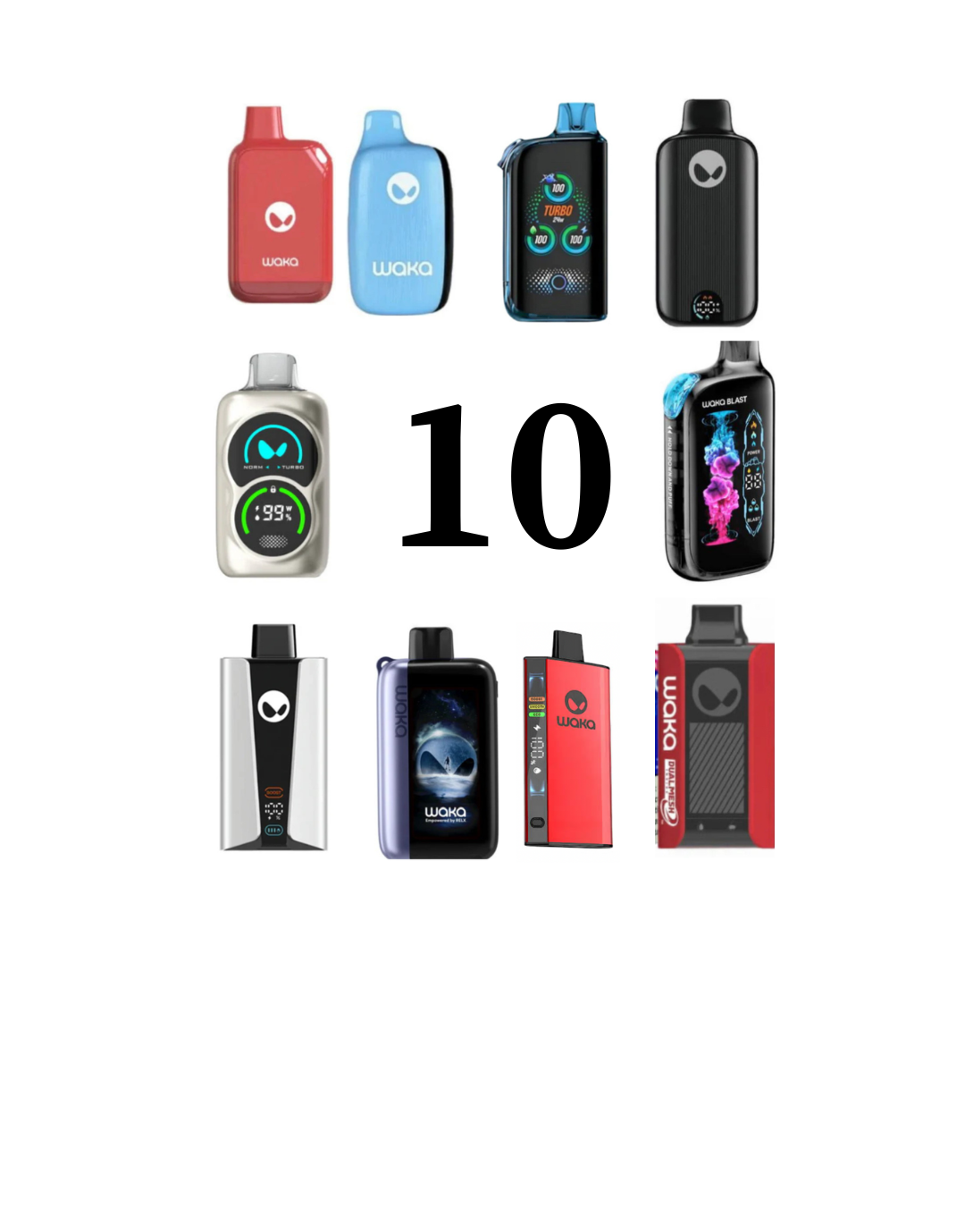 Waka (10 modelos diferentes)